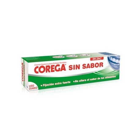 COREGA CREMA EXTRA FUERTE SIN SABOR ADHESIVO PROTESIS DENTAL 40 ML