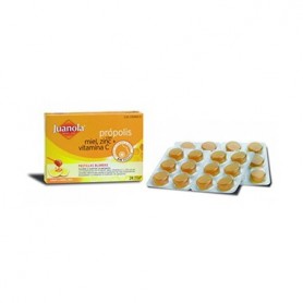 JUANOLA PASTILLAS BLANDAS PROPOLIS 48 G SABOR VIT C ZINC LIMON Y MIEL