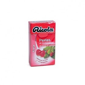 RICOLA PERLAS SIN AZUCAR FRESA 25 G