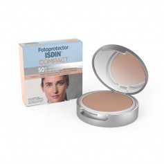FOTOPROTECTOR ISDIN SPF 50+ MAQUILLAJE COMPACTO OIL-FREE COLOR ARENA 10 G