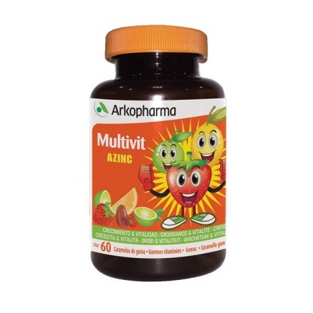 ARKOPHARMA MULTIVIT 60 CARAMELOS DE GOMA