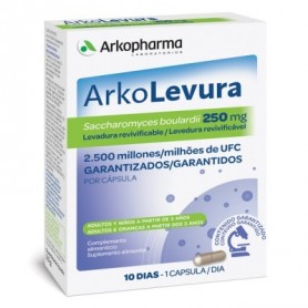 ARKO-LEVURA SACCHAROMYCES BOULARDII 250 mg 10 CAPSULAS