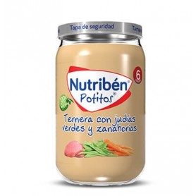NUTRIBEN RECETAS TRADICIONALES GUISO DE POLLO Y TERNERA CON JUDIAS VERDES POTITO 235 G