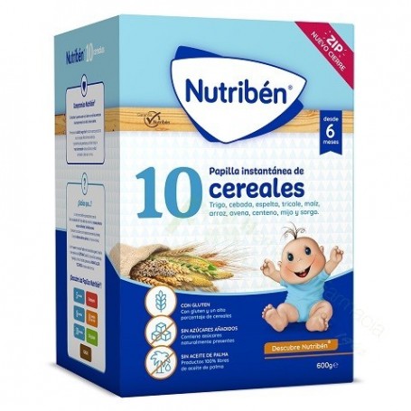 NUTRIBEN 10 CEREALES 1 ENVASE 600 g